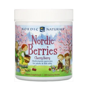 Nordic Naturals Nordic Berries kompleks witamin suplement diety dla dzieci w żelkach Wiśnia-Jagoda 120szt