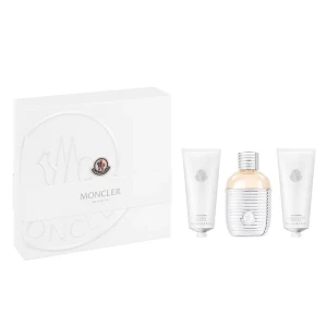 Moncler Pour Femme zestaw woda perfumowana spray 100ml + żel pod prysznic 100ml + krem do ciała 100ml