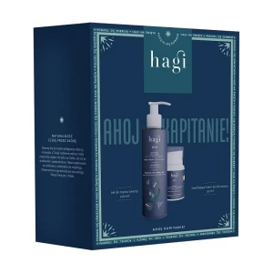 Hagi Ahoj Kapitanie! zestaw żel do mycia twarzy 200ml + krem-żel nawilżający do twarzy 50ml