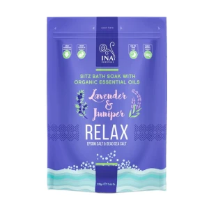 INA ESSENTIALS Relax sól do kąpieli z lawendą i jałowcem 330g