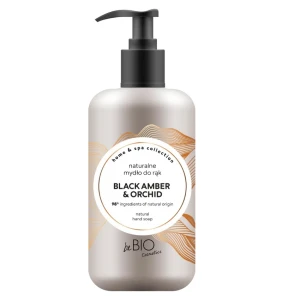 BeBio Ewa Chodakowska Home &amp; Spa Collection naturalne mydło do rąk w płynie Black Amber &amp; Orchid 300ml