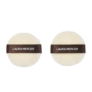 Laura Mercier Medium Velour Puff puszek do pudru 2szt.