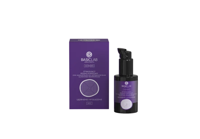 BasicLab ACIDUMIS Stymulujący Peeling Kwasowy Ujędrnienie i Wygładzenie - 30 ml
