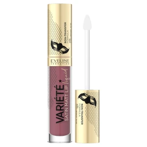 Eveline Cosmetics Variete Satin Matt Lip Liquid pomadka w płynie z kwasem hialuronowym 03 4.5ml
