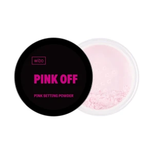 Wibo Pink Off Setting Powder różowy puder utrwalający makijaż 7g