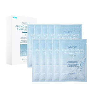 S.NATURE Super Aquagel Oasis Ampule Mask nawilżająca maska w płachcie 10x30ml
