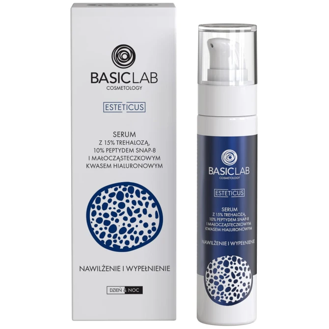 BasicLab ESTETICUS Serum Z Trehalozą 15% i 10% Peptydem - 50 ml