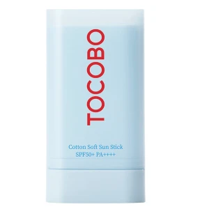 TOCOBO Cotton Soft Sun Stick SPF50+ PA++++ sztyft przeciwsłoneczny 19g
