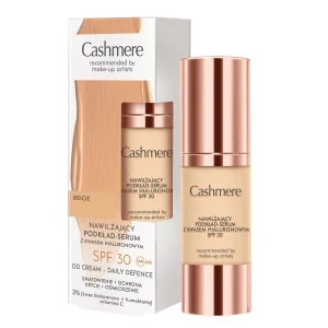 Cashmere Nawilżający podkład-serum z kwasem hialuronowym SPF30 02 Beige 30ml