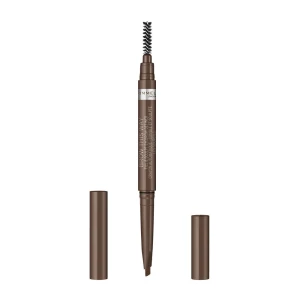 Rimmel Brow This Way Fill &amp; Sculpt automatyczna kredka do brwi z wegańską formułą 002 Medium Brown 0.25g