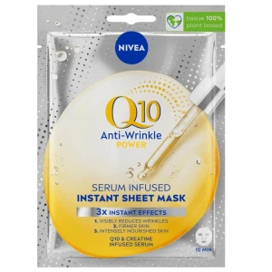 Nivea Q10 maska w płachcie z serum przeciwzmarszczkowym 1szt