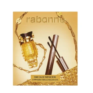 Paco Rabanne Zestaw Fame woda perfumowana spray 30ml + Eyephoria Famous tusz do rzęs 8ml