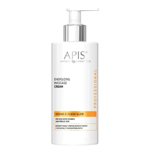 APIS Adeno-C Flash Glow krem do masażu twarzy z witaminą C i kwasem ferulowym 300ml