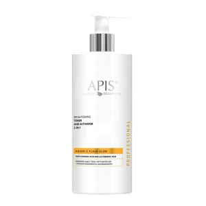 APIS Adeno-C Flash Glow rozświetlający tonik i aktywator 2w1 z kwasem szikimowym i laktobionowym 500ml