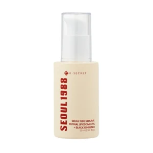K-SECRET Seoul 1988 Retinal Liposome 2% Black Ginseng ujędrniające serum do twarzy 30ml
