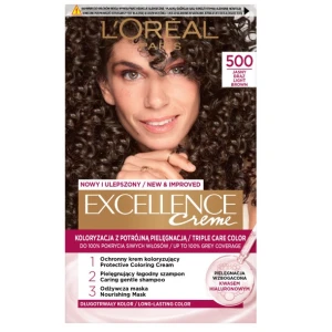 L'Oreal Paris Excellence Creme farba do włosów 500 Jasny Brąz