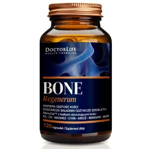 Doctor Life Bone Regenerum zaawansowany kompleks wapnia suplement diety 120 kapsułek