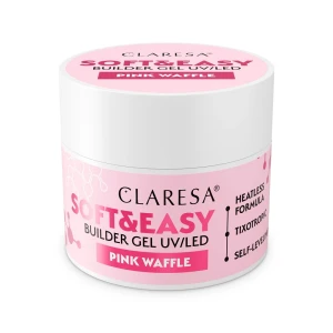 Claresa Soft&amp;Easy Builder Gel żel budujący Pink Waffle 45g