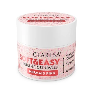 Claresa Soft&amp;Easy Builder Gel żel budujący Mermaid Pink 12g