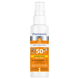 PHARMACERIS S INVISIBLE EFECT BODY SPRAY Emulsja ochronna SPF50+ do ciała dla dorosłych i dzieci od 6 miesiąca życia - 150ml