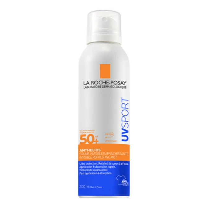 LA ROCHE-POSAY ANTHELIOS UVSPORT Niewidoczna Mgiełka Odświeżająca SPF 50+ - 200ml