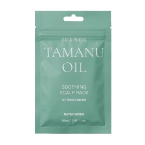 RATED GREEN Tamanu kuracja łagodząca skórę głowy z olejem tamanu i czarną porzeczką 50ml