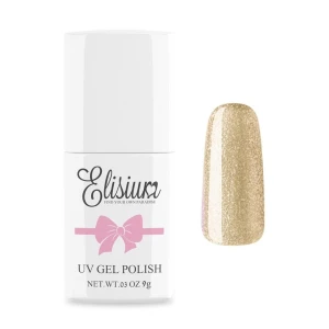 Elisium UV Gel Polish lakier hybrydowy do paznokci 071 Eldorado Gold 9g