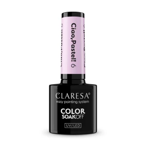 Claresa Color Soak Off UV/LED Ciao Pastel! lakier hybrydowy 6 5g