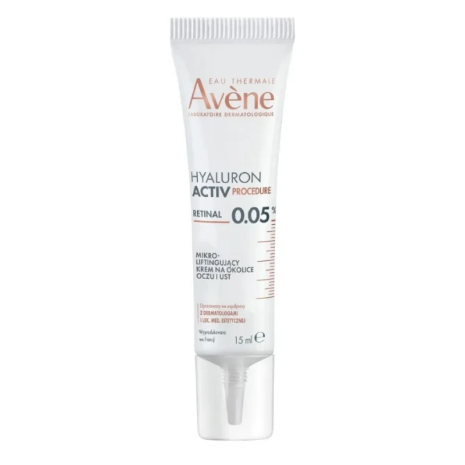 AVENE EAU THERMALE HYALURON ACTIV PROCEDURE Mikroliftingujący krem na okolice oczu i ust 15 ml