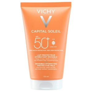 VICHY CAPITAL SOLEIL NAWILŻAJĄCE nawilżające mleczko ochronne do ciała SPF 50 150 ml