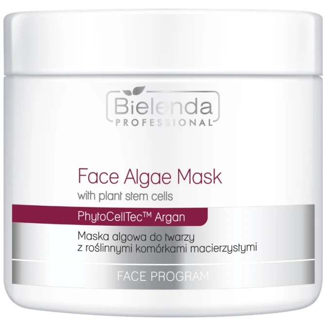 BIELENDA PROFESSIONAL Maska algowa do twarzy z komórkami macierzystymi PhytoCellTec TM Argan - 190g