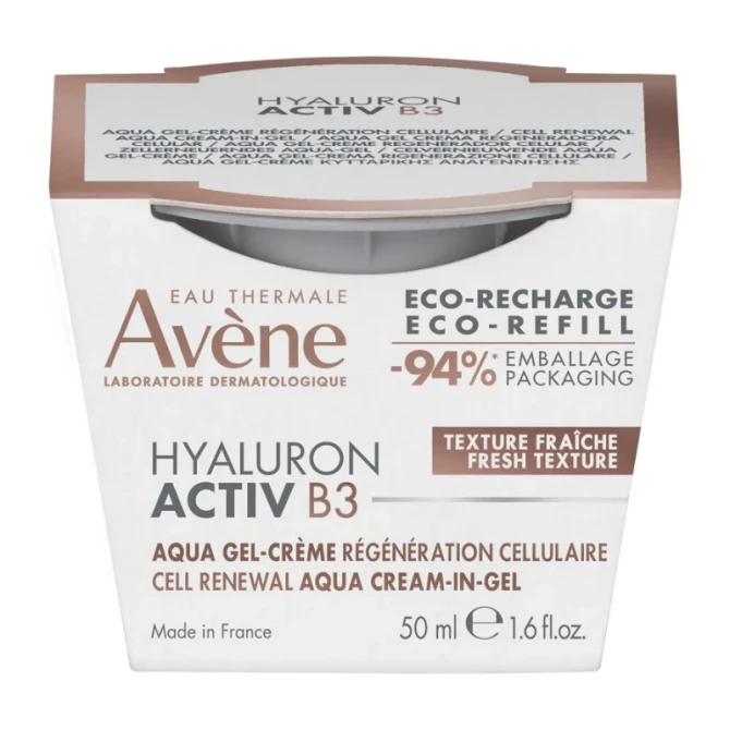 AVENE EAU THERMALE Hyaluron Activ B3 Krem-żel odbudowujący komórki refill 50 ml