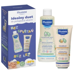 MUSTELA Idealny duet do pielęgnacji włosów Szampon 500ml + Odżywka 200ml