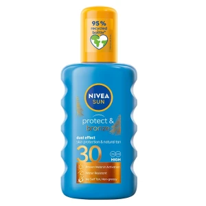 Nivea Sun Protect &amp; Bronze balsam w sprayu aktywujący naturalną opaleniznę SPF30 200ml