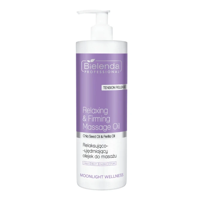 BIELENDA PROFESSIONAL Moonlight Wellness Relaksująco-ujędrniający olejek do masażu 500 ml