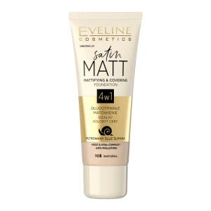 Eveline Cosmetics Satin Matt Foundation matujący podkład do twarzy 103 Natural 30ml