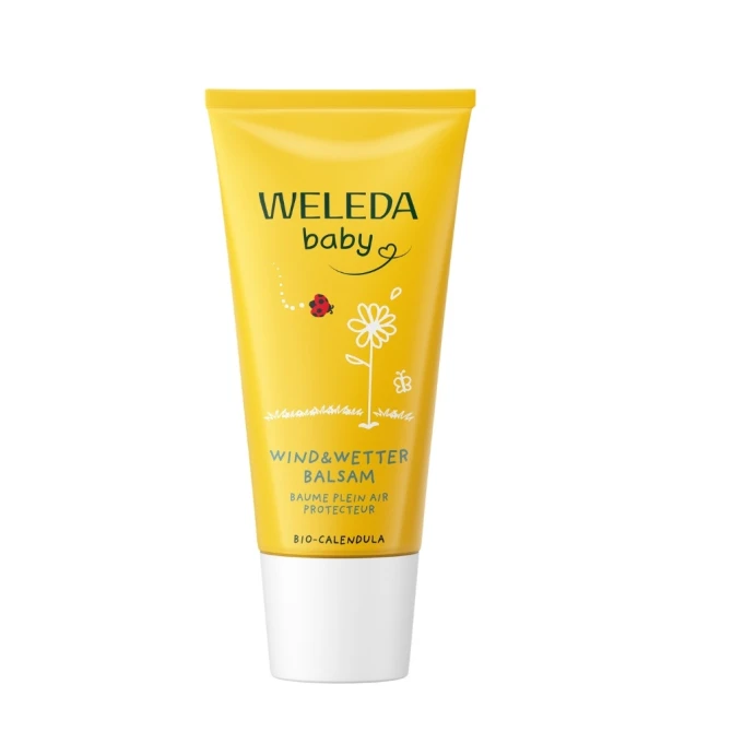 WELEDA Baby ochronny krem dla dzieci na niepogodę i wiatr z nagietkiem lekarskim - 30ml