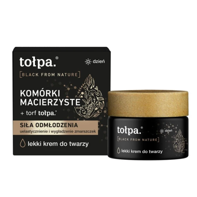 TOŁPA BLACK from nature lekki krem do twarzy 50 ml