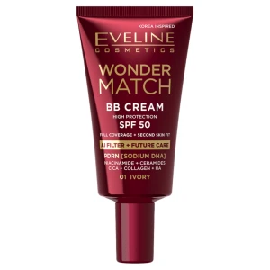 Eveline Cosmetics Wonder Match krem BB z SPF50 01 Ivory 30ml