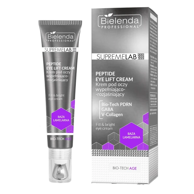 BIELENDA Professional SupremeLab Bio-Tech Age krem pod oczy wypełniająco-rozjaśniający - 15ml