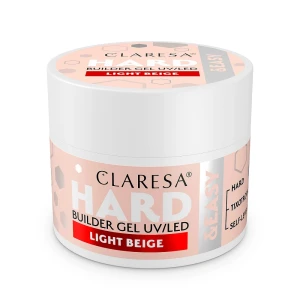 Claresa Hard&amp;Easy Builder Gel żel budujący Light Beige 45g