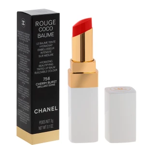 CHANEL Rouge COCO Baume Lipstick Shine Cherry Burst 756 kosmetyk do ust 3 g