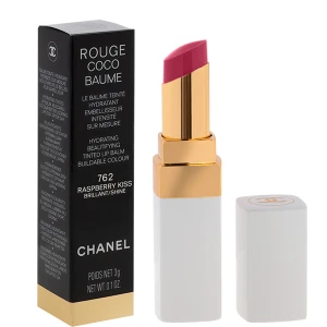 CHANEL Rouge COCO Baume Lipstick Shine Raspberry KISS 759 kosmetyk do ust 3 g