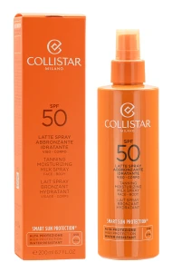 COLLISTAR Moisturizing Tanning MILK Spray Spf50 produkt kosmetyczny 200 ml