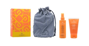 COLLISTAR SET (Moisturizing Tanning MILK Spray Spf30 + After SUN Shower-Shampoo + Pouch) produkt kosmetyczny 200 ml