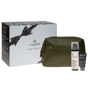 COLLISTAR SET (Uomno Hydra Daily Protective Moisturizer + Energizing Cleansing GEL + Pouch) krem pielęgnacyjny 80 ml