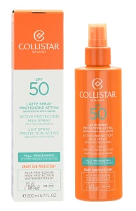 COLLISTAR Tanning Moisturizing MILK Spray Hyper-Sensitive SKIN Spf50 produkt kosmetyczny 200 ml