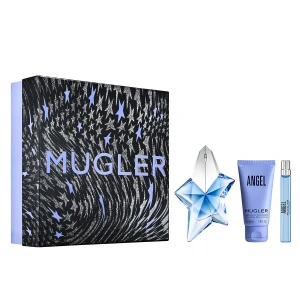 Thierry Mugler Angel zestaw woda perfumowana spray 50ml + balsam do ciała 50ml + woda perfumowana spray 10ml