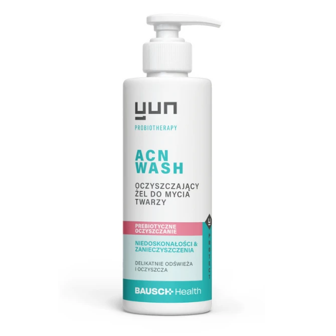 YUN ACN WASH Prebiotyczny oczyszczający żel do mycia twarzy 150 ml