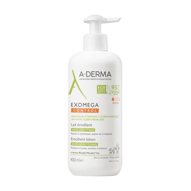 A-DERMA Exomega Control Mleczko Emollient - 400ml